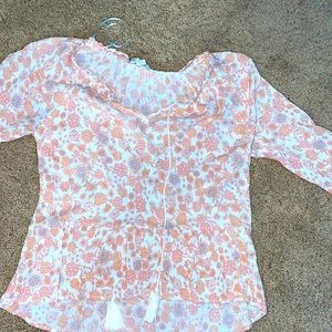 Flower print sunmer Tee